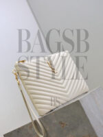 YSL CASSANDRE MATELASSÉ TABLET POUCH IN LEATHER 559193 (30*21.5*2cm) - Imagen 5