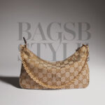 ⁦GUCCI LADY LUNETTA CHAIN SMALL SHOULDER BAG A0034B (24.5*15*5cm)⁩ - الصورة ⁦3⁩
