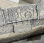 DIOR TOTE BOOK MINI GREY TIGER. Size Mini: Length 21.5 xHeight  13 x Width 7.5 cm / 8.5 x 5 x 3 inches - Image 3