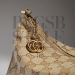 ⁦GUCCI LADY LUNETTA CHAIN SMALL SHOULDER BAG A0034B (24.5*15*5cm)⁩ - الصورة ⁦5⁩