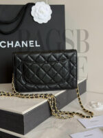 CHANEL MASTER WALLET ON CHAIN CAVIAR AP5073 (19*13*3cm) - Imagen 6