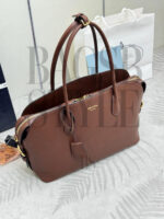 PRADA MEDIUM LEATHER TOTE BAG 1BG609 (30*19*12cm) - Imagen 5