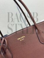 PRADA MEDIUM LEATHER TOTE BAG 1BG609 (30*19*12cm) - Imagen 6
