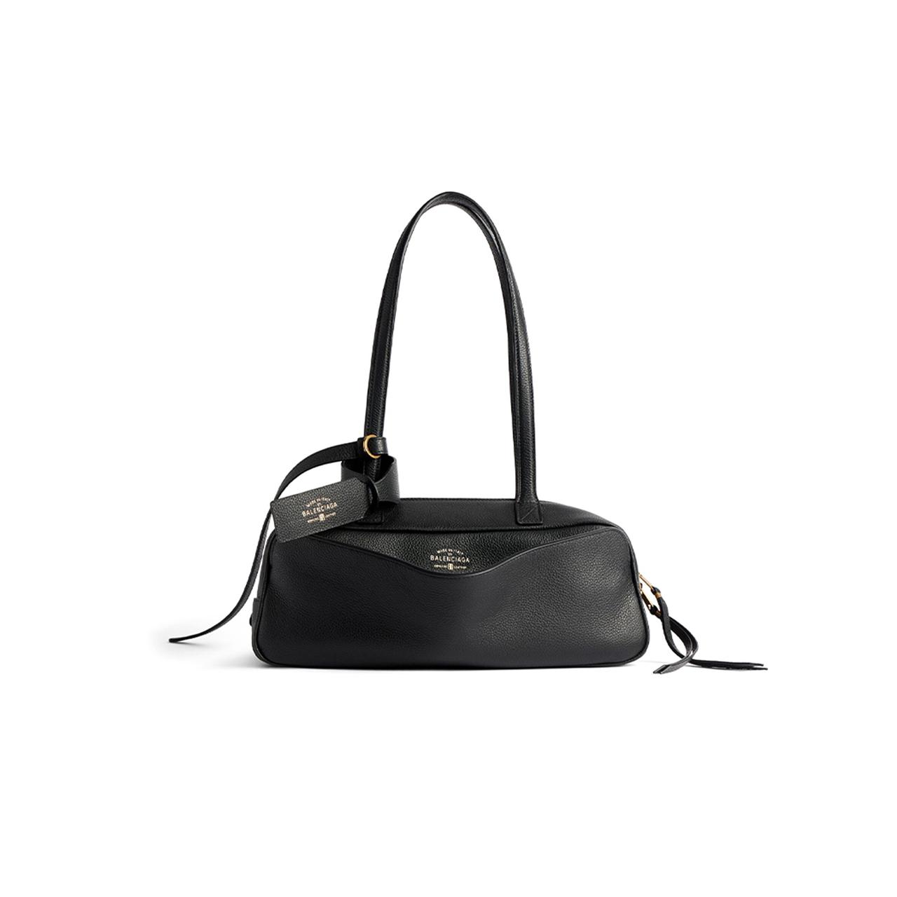 WhatsApp Image 2026-07-06 at 11.31.04 PM BALENCIAGA WOMEN'S CARRIE BOWLING BAG SMALL IN BLACK 8329202ABNQ1000 (31*12*12cm) - Imagen 1