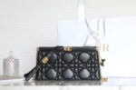 DIOR MISS CARO NOIRE CLUTCH. Size: 27.5 x 14 x11cm