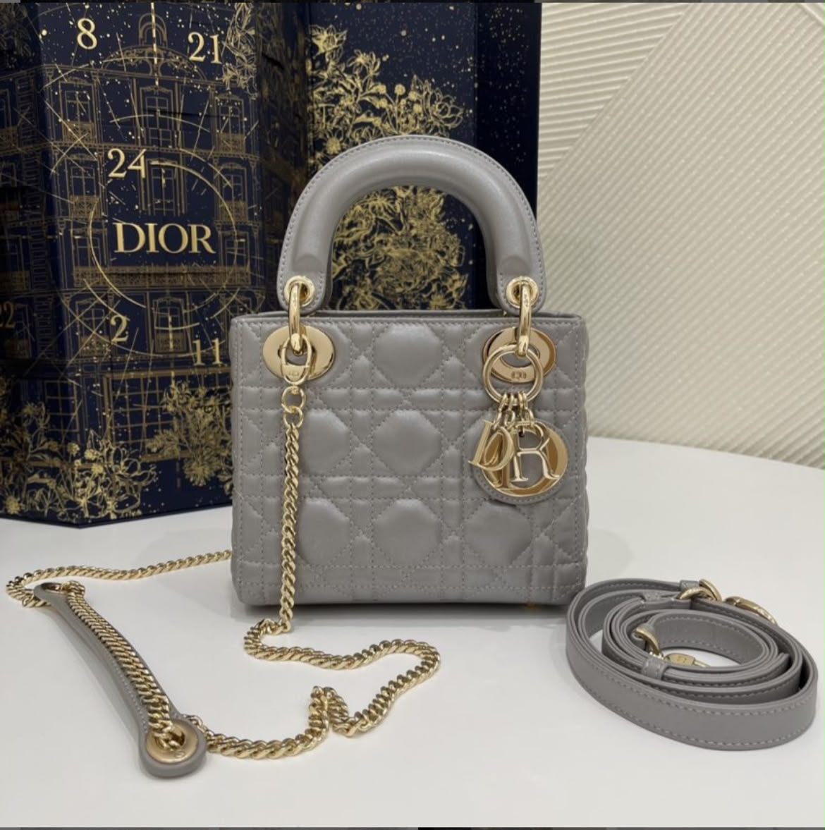 WhatsApp Image 2026-07-20 at 3.29.39 AM LADY DIOR MINI. Size: 17 × 15 × 7 cm - Image 1