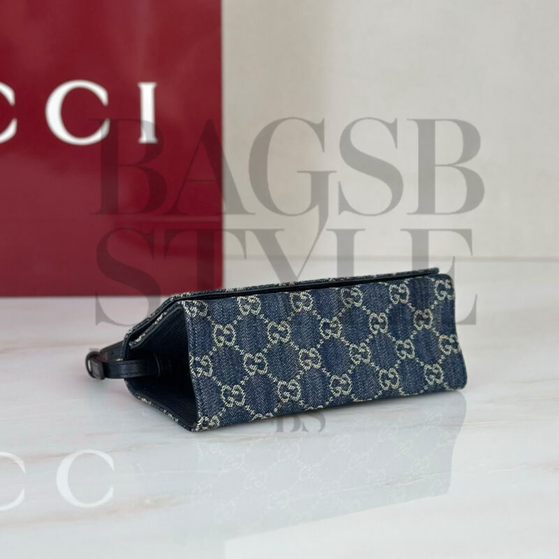 gucci Small Pouch With Strap And Gucci Plaque