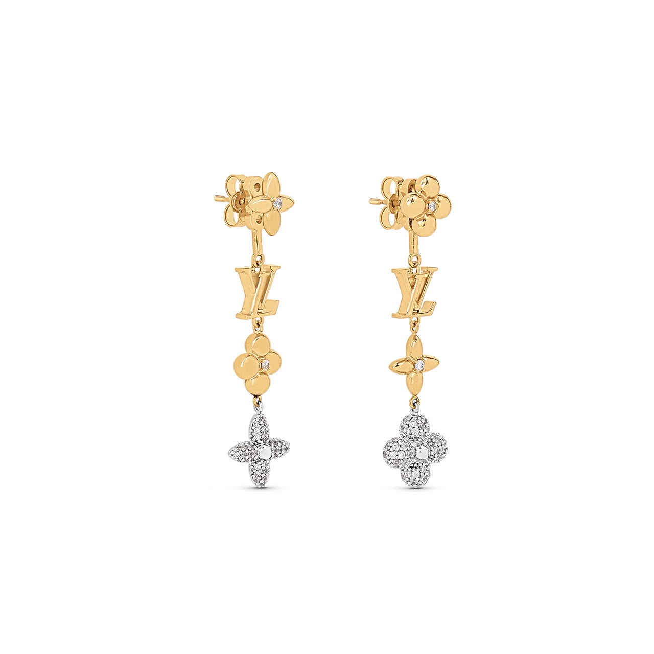 WhatsApp Image 2026-08-03 at 3.36.44 AM LOUIS VUITTON LV GRAM EARRINGS M01262 - Imagen 1