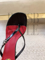 ysl Jerry Mules Satin Crepe Rhinestones