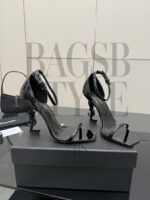 ysl Opyum Sandals Patent Leather